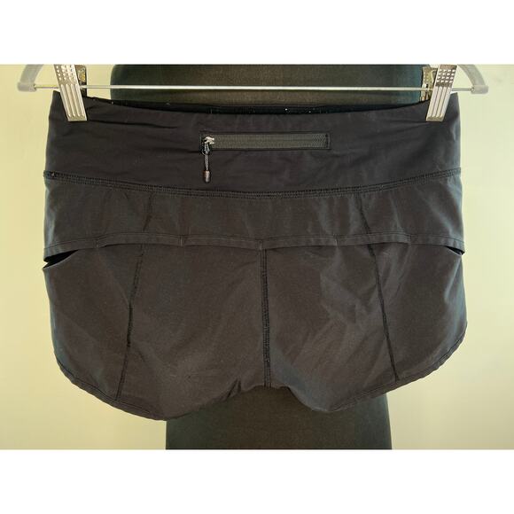 Lululemon Black H20 Speed Shorts Size 4 S Small - Picture 3 of 5